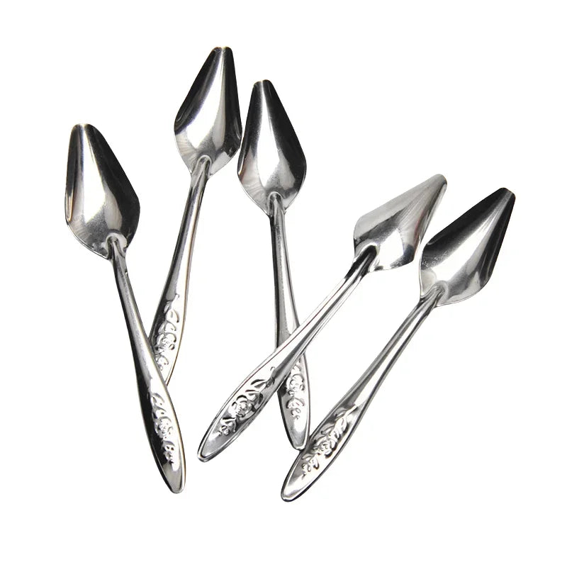 1Pcs Bird Feeders Stainless Steel Parrot Feeding Spoons Durable Baby Bird Feeding Spoons Bird Feeding Supplies Pet Care Tools