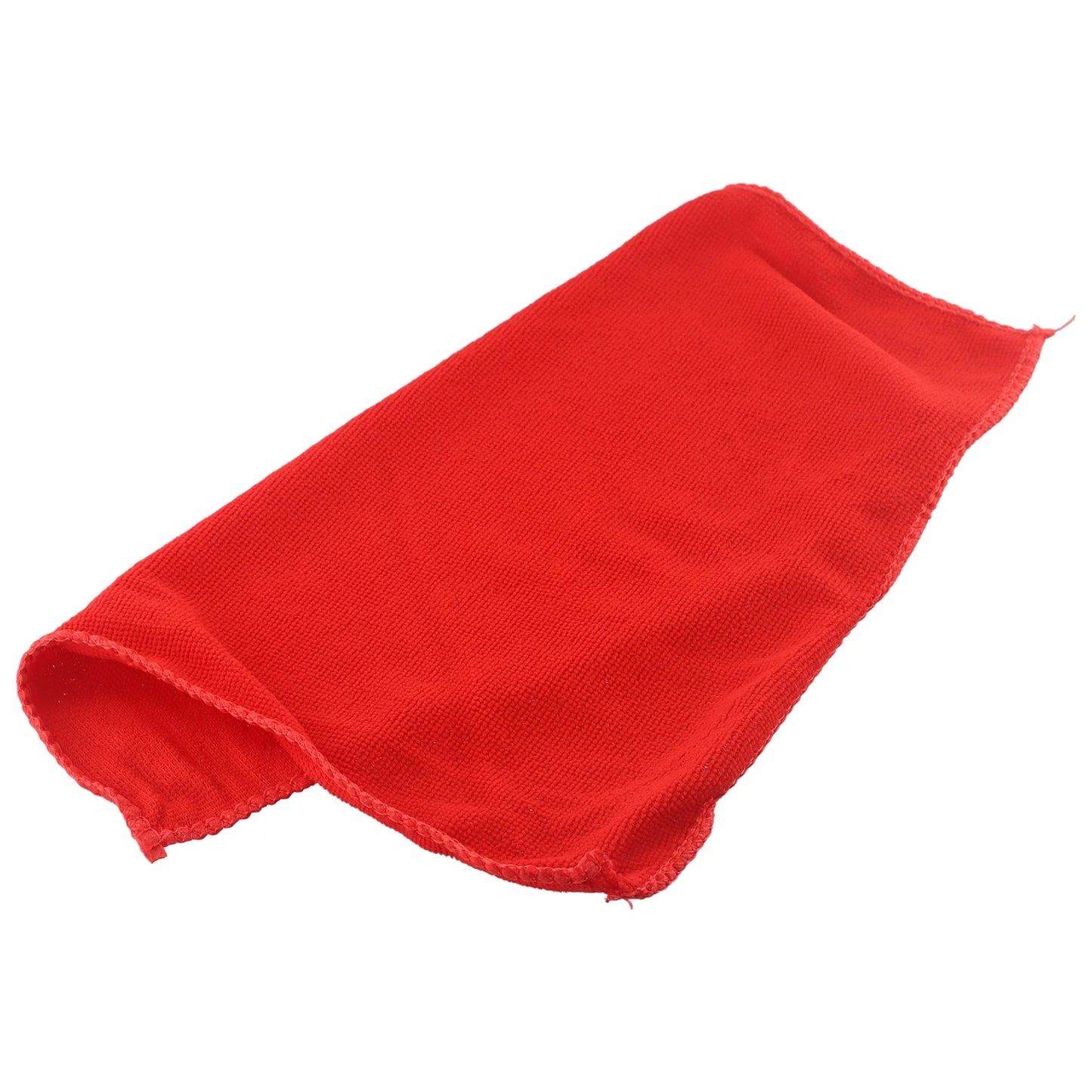 10Pcs Microfiber Towels Car Glass Cleaning Cloth Red Kitchen Bathroom Mopping 30*30cm Lint Free Household Cleaner Tool Access