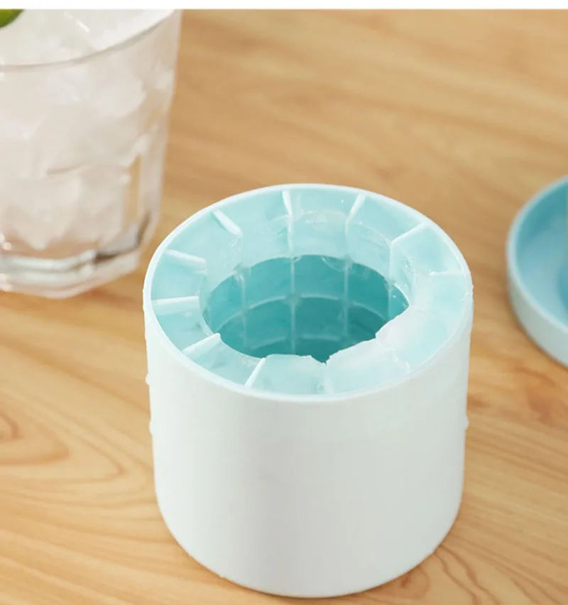 Round Silicone Ice Cube Mold – Compact, Creative & Refreshing