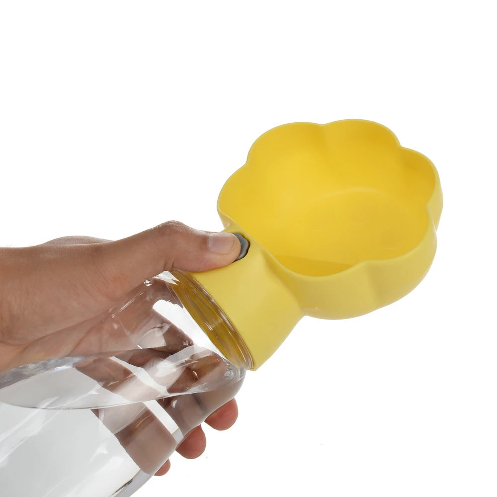 2-in-1 Portable Dog Water Bottle with Food Container