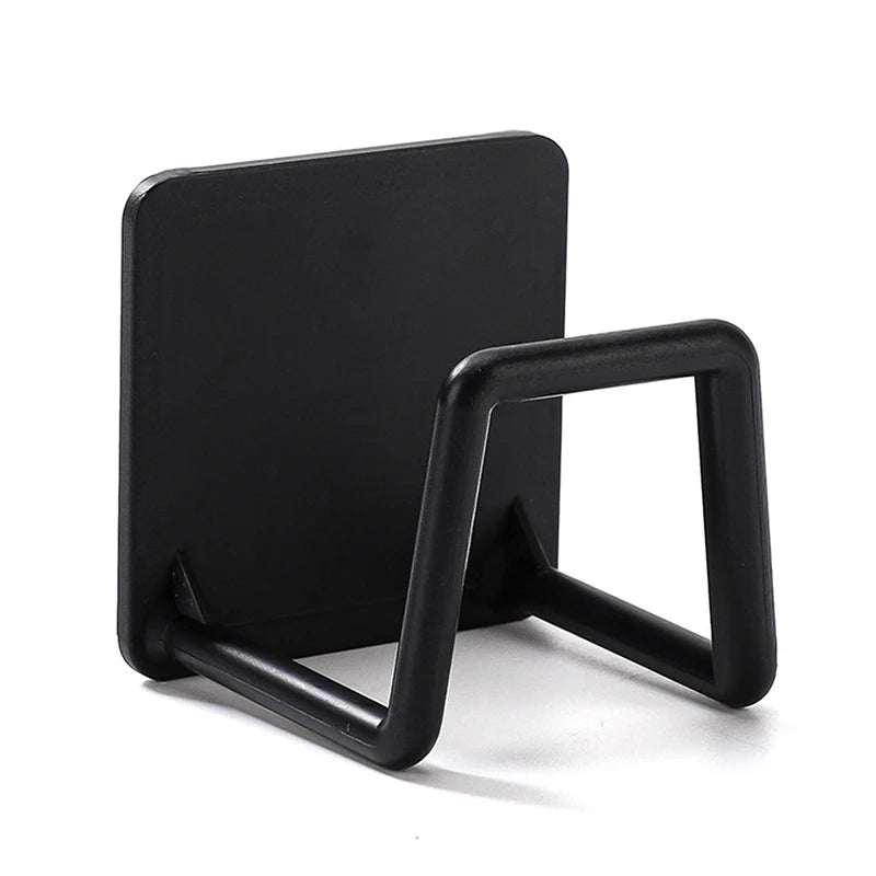 1pc Kitchen Sponges Holder Plastic Sink Sponges Drain Drying Rack Self Adhesive Storage Holder Wall Hooks Kitchen Organizer