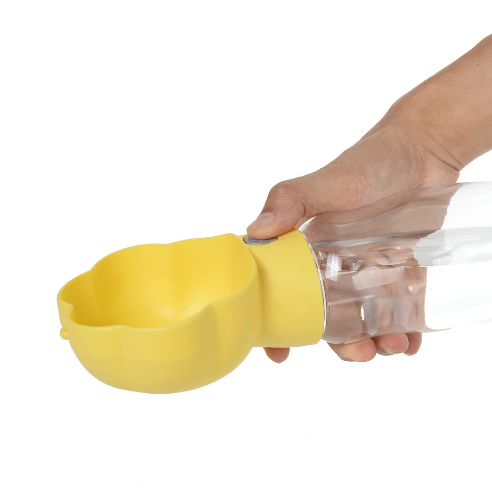 2-in-1 Portable Dog Water Bottle with Food Container