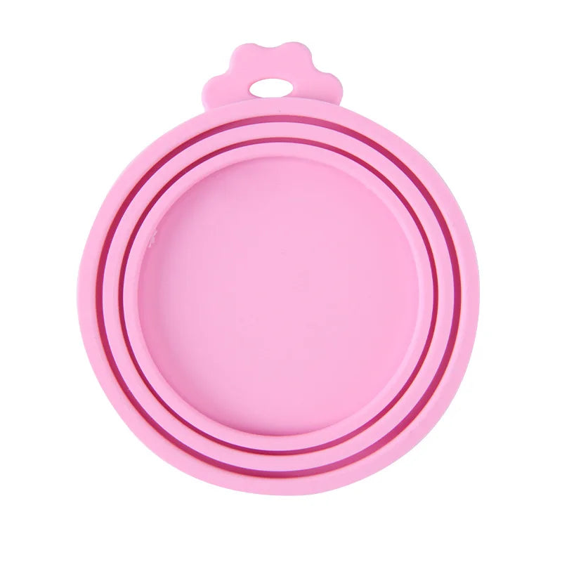 Silicone Canned Lid Sealed Feeders Food Can Lid For Puppy Dog Cat Storage Top Cap Reusable Cover Lid Health Pet Daily Supplies
