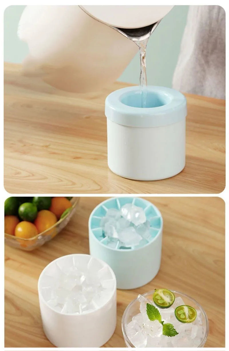 Round Silicone Ice Cube Mold – Compact, Creative & Refreshing