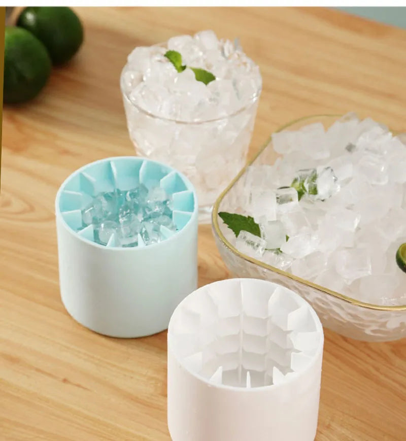 Round Silicone Ice Cube Mold – Compact, Creative & Refreshing
