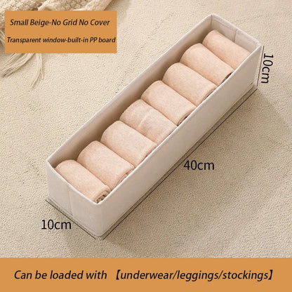 1Pcs Pants Storage Box Clothes Organizers of Cabinets and Drawers Fabric Foldable Boxes for Bedroom Wardrobe Organization Home
