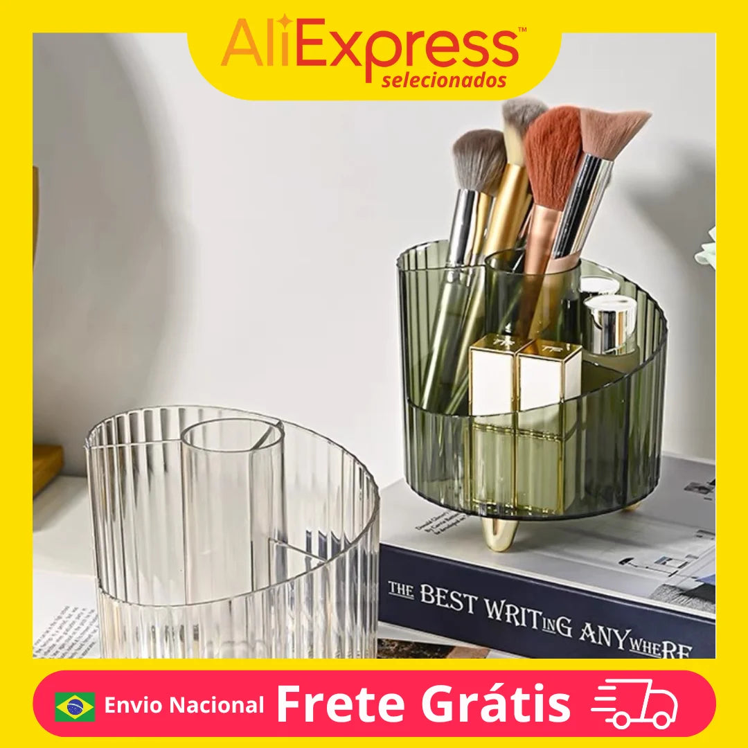 Women Makeup Organizer Toiletry Kit Luxury Lady Travel Cosmetic Box Jewelry Container Holder