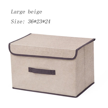 1-2Pcs Clothing Storage and Organization Sundries Organizer for Underwear Dustproof Non-woven Multi-function Foldable Box Home