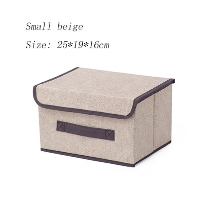 1-2Pcs Clothing Storage and Organization Sundries Organizer for Underwear Dustproof Non-woven Multi-function Foldable Box Home