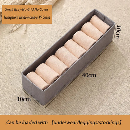 1Pcs Pants Storage Box Clothes Organizers of Cabinets and Drawers Fabric Foldable Boxes for Bedroom Wardrobe Organization Home