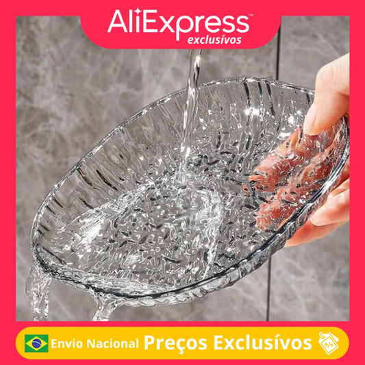 6 Reusable Acrylic Dessert Plate Kit with Stand-Resistant Bowl for Table, Kitchen, Party, Multipurpose