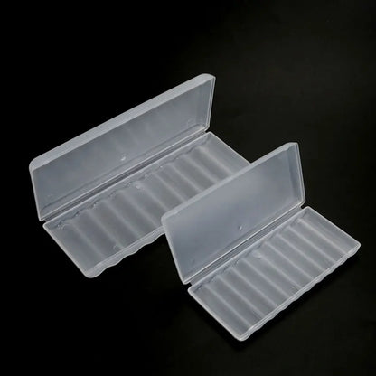 4/6/8/10 Grid AA AAA Plastic Battery Holder Case Organizer Container Batteries Storage Box Holder Hard Case Cover Battery Holder