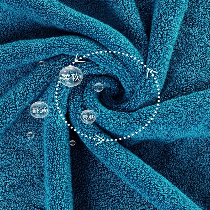 100% cotton bath towel  absorbent adult bath towel pure color soft skin-friendly face wash hand towel bath towel