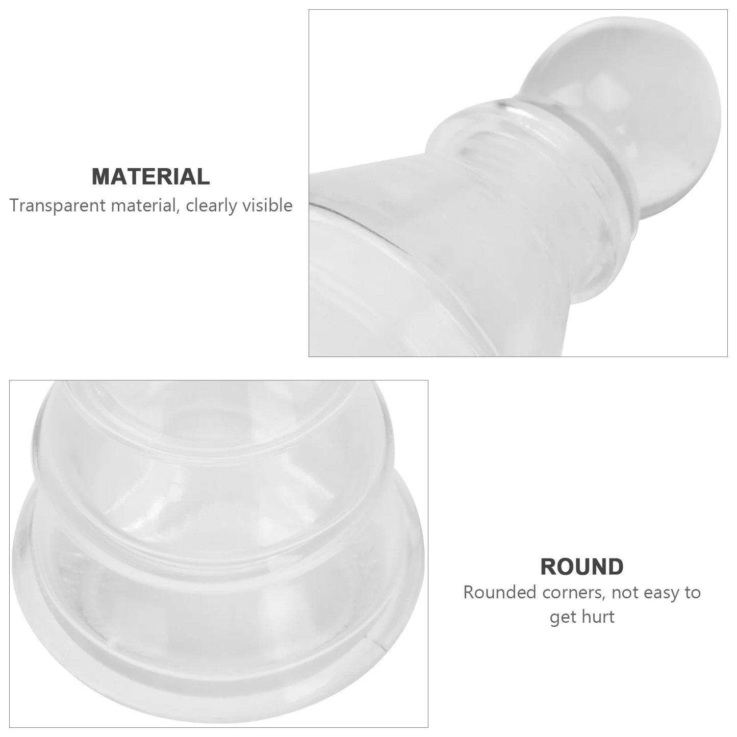 3pcs Aromatherapy Glass Bottles Stylish Modern Home Decor Diffusers Fragrance Release Reusable Elegant Design Empty Bottle