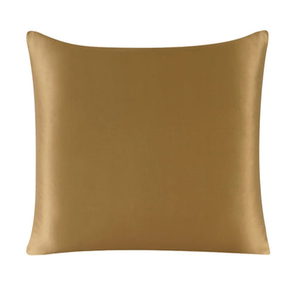 100% Pure Silk Pillowcase With Zipper Cushion Pillow Cover Solid Multicolor Many Sizes 40x40cm 80x80cm
