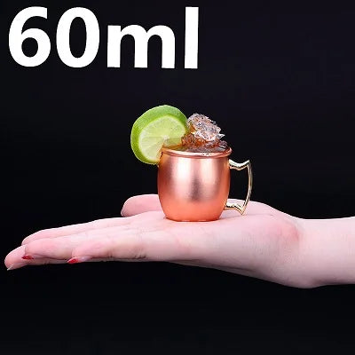 1PCS Cocktail Cup 550ml Hammered Copper Plated Moscow Mule Mug - Beer/Coffee Cup for Enhanced Flavor Experience Tazas Drinkware