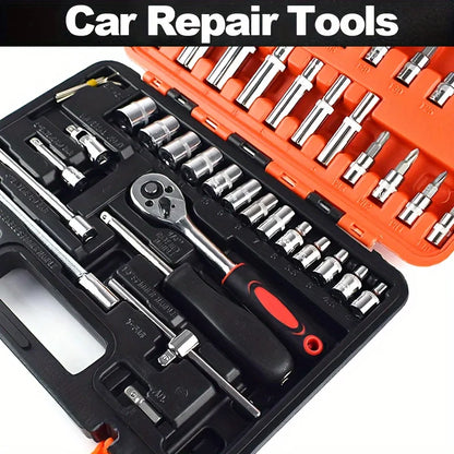 Stainless Steel Car Repair Tool Kit For Off-Road Motorcycles - Complete Automotive Maintenance Accessories