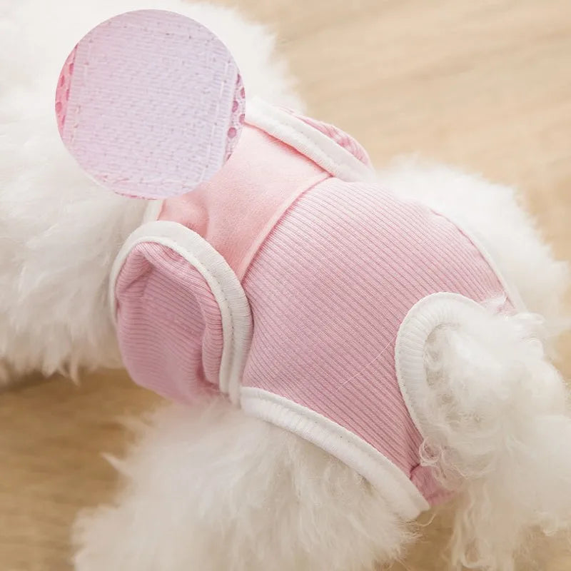 Washable Dog Diapers Pet Physiological Pant Puppy Women's Shorts Underwear Female Dog Diaper Panties Pet Cat Dog Clothes 2025