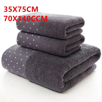 100% Cotton Bath Towel Set Luxury Quick Drying Hotel Quality Cotton Towel Set Pure Cotton Towel Super Absorbent Large Towels