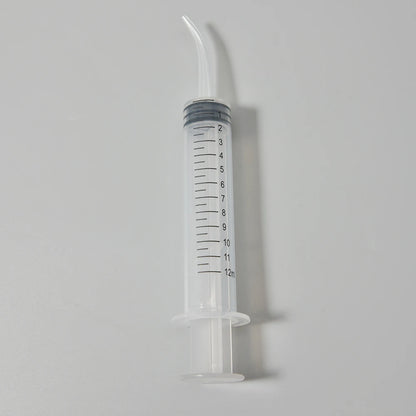 12ml Pet Feeding Syringe Curved Mouth Syringe Small Animal Liquid Syringe Feeding Device Supplies