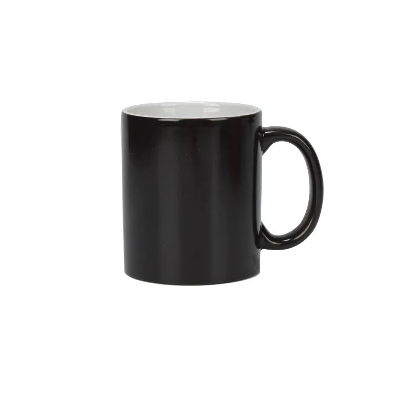 Thermal Sublimation Blank  Magic Color Change Sensitive Ceramic Mug Water Coffee Milk Cup For Diy Logo Printing Pictures