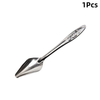 1Pcs Bird Feeders Stainless Steel Parrot Feeding Spoons Durable Baby Bird Feeding Spoons Bird Feeding Supplies Pet Care Tools