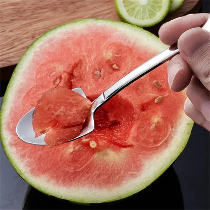 1PC Coffee Spoon Shovel Spoons Tea Spoons Creative Spoon For Ice Cream Stainless Steel Watermelon Scoop Tableware Cutlery Set