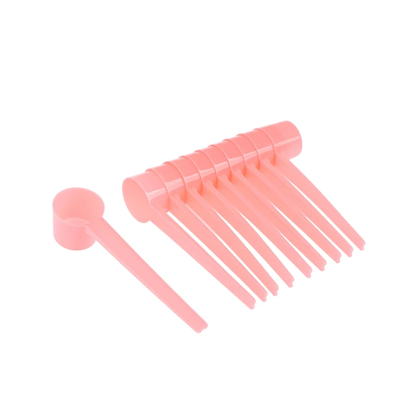 10Pcs Reusable 5g Spoon Plastic Measuring Scoop PP Measure Spoon Milk Coffee Teaspoon Milk Powder Kitchen