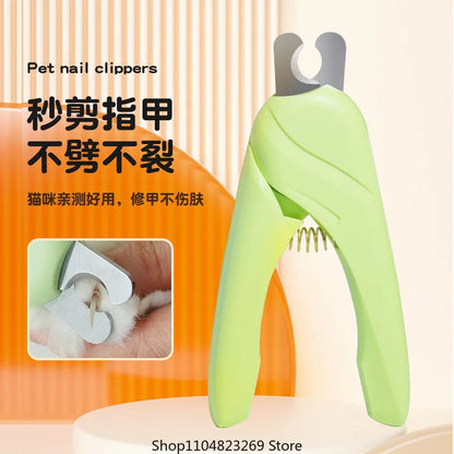 2025 New Pet Nail Clippers with Gravity LED Illumination, Blood Cutting Thread, Cat Nail Clippers, Dog Cat Pliers, Scissors