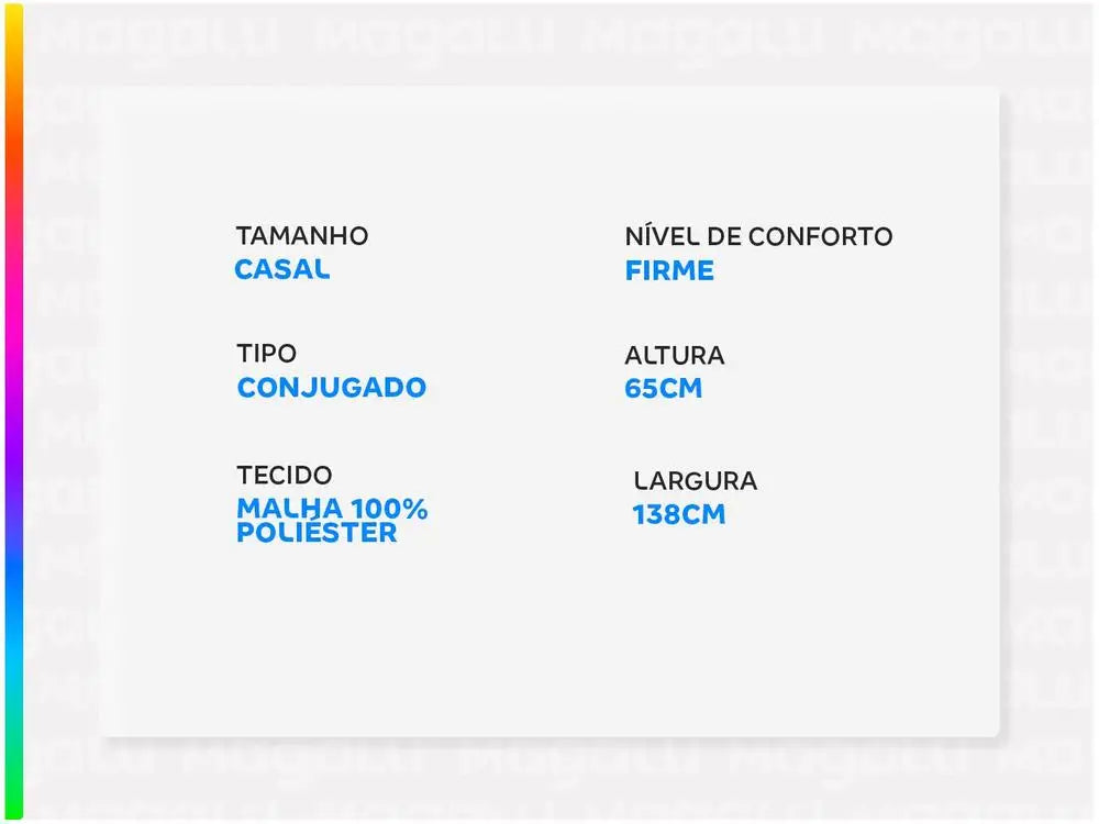 Spring Condued Reconflex Double Box Bed