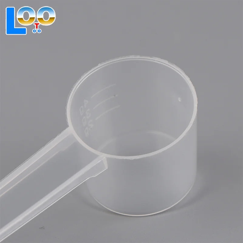 10Pcs Reusable 5g Spoon Plastic Measuring Scoop PP Measure Spoon Milk Coffee Teaspoon Milk Powder Kitchen