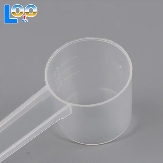 10Pcs Reusable 5g Spoon Plastic Measuring Scoop PP Measure Spoon Milk Coffee Teaspoon Milk Powder Kitchen