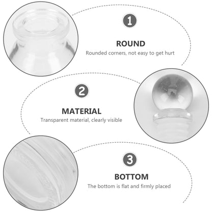 3pcs Aromatherapy Glass Bottles Stylish Modern Home Decor Diffusers Fragrance Release Reusable Elegant Design Empty Bottle