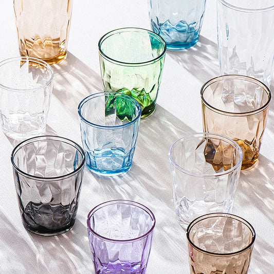 Acrylic Drinking Glasses Shatterproof Water Tumblers Unbreakable Reusable Beer Champagne Cup Dishwasher Safe For Party