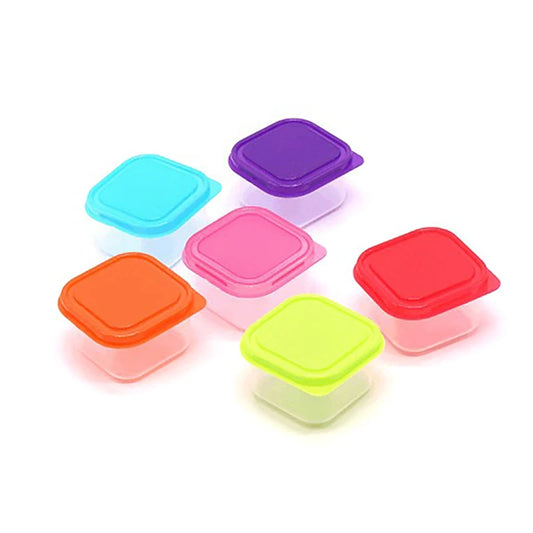 1PC Food Storage Container Small Plastic Moisture-proof Containers Mini Kitchen Storage Box With Leakproof Lid Home Supplies