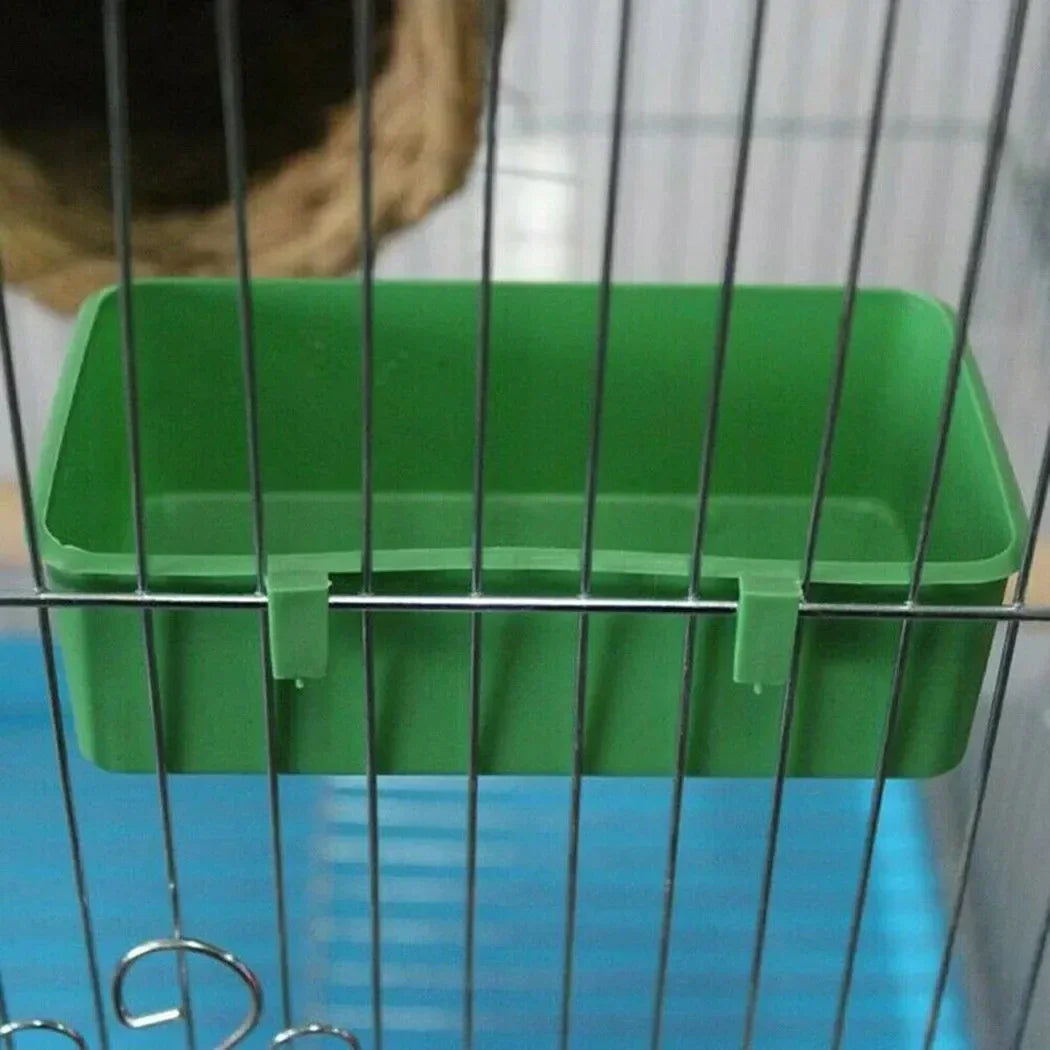 Small Animal Feeder Bowl Basic Dish For Cage Bath Food Water Bowls For Birds Hamsters Mice Rats Small Pets Parrots Parakeet NEW