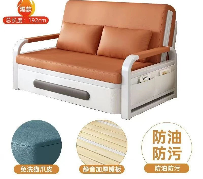 Sofa bed folding small apartment expansion bed Internet celebrity living room balcony multi-function