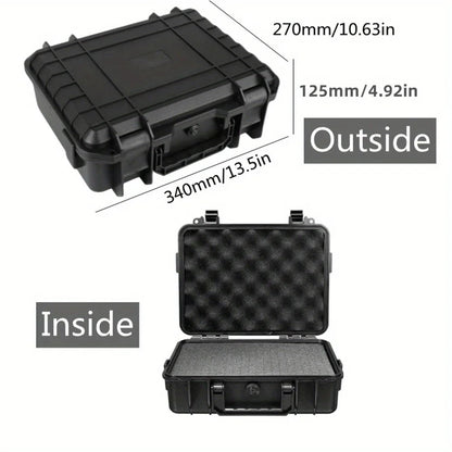 1pc  Hard Carry Case Bag Tool Case With pre-cut Sponge Storage Box Safety Protector Organizer Hardware Toolbox