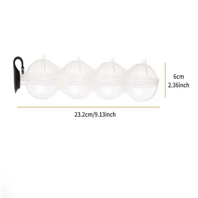 1PC Ball Freezer Maker Tray Whiskey DIY  4 Cavity Bar Sphere Ice Cube Mould Mold  Home Bathroom Kitchen Accessories Tools