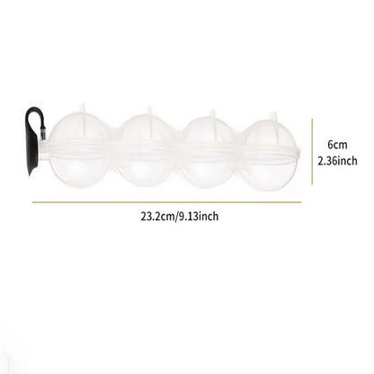 1PC Ball Freezer Maker Tray Whiskey DIY  4 Cavity Bar Sphere Ice Cube Mould Mold  Home Bathroom Kitchen Accessories Tools