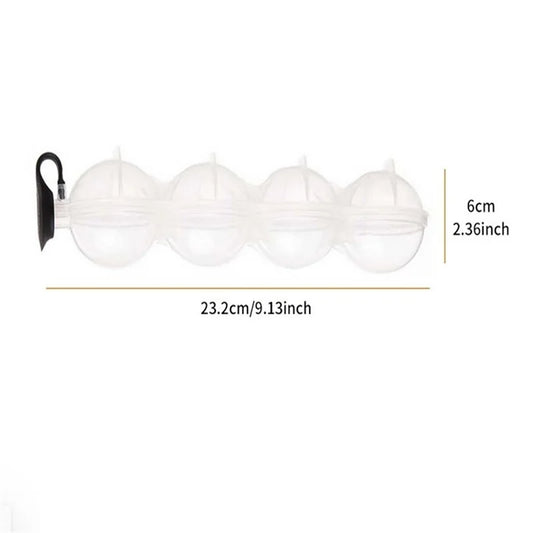 1PC Ball Freezer Maker Tray Whiskey DIY  4 Cavity Bar Sphere Ice Cube Mould Mold  Home Bathroom Kitchen Accessories Tools