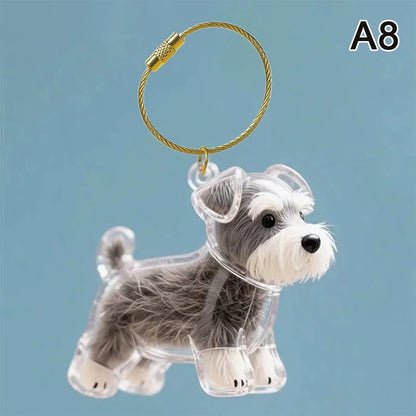 1pcs Dog Hair Collection Pendant Hair Storage Box Bag Charm Pet Pendant Transparent Hair Storage Capsule Dog Souvenirs Gift