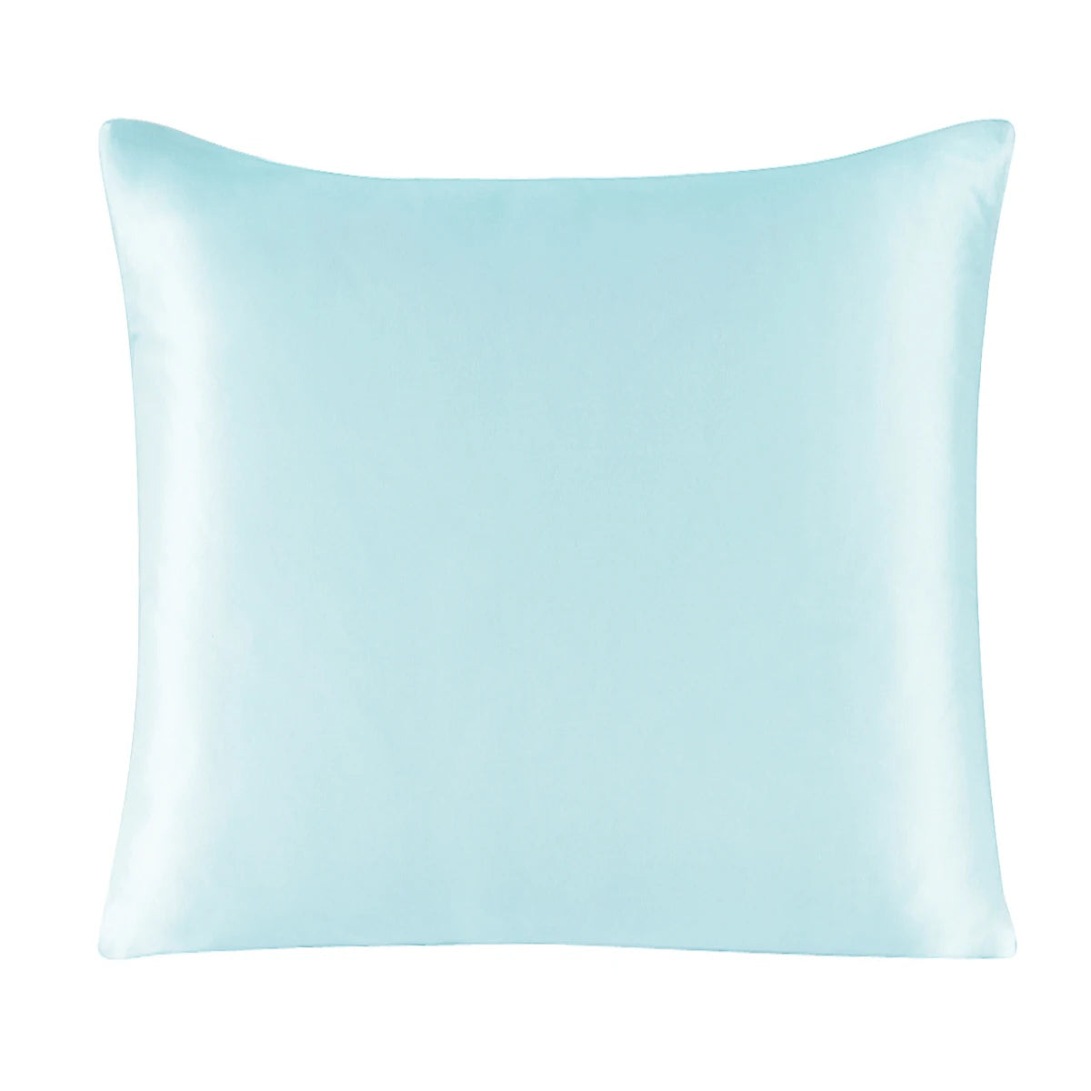 100% Pure Silk Pillowcase With Zipper Cushion Pillow Cover Solid Multicolor Many Sizes 40x40cm 80x80cm