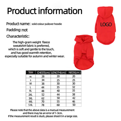 1 Pc Pet Hooded Sweatshirt  Cats & Dogs Fashion Unique Printed Pattern For Pomeranian  Maltese