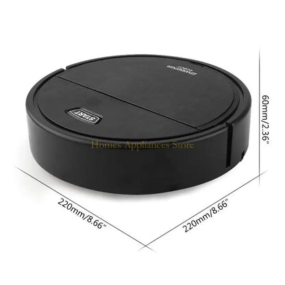 D0AB 1500mAh Robot Vacuum Cleaner with Maximum Suction Power, Silent and Anti-collision, Rechargeable Vacuum Cleaner