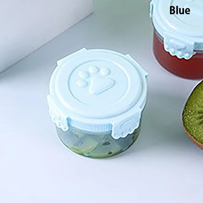 1PC Food Storage Container Small Plastic Moisture-proof Containers Mini Kitchen Storage Box With Leakproof Lid Home Supplies