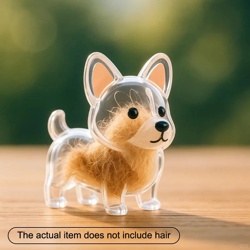 1pcs Dog Hair Collection Pendant Hair Storage Box Bag Charm Pet Pendant Transparent Hair Storage Capsule Dog Souvenirs Gift