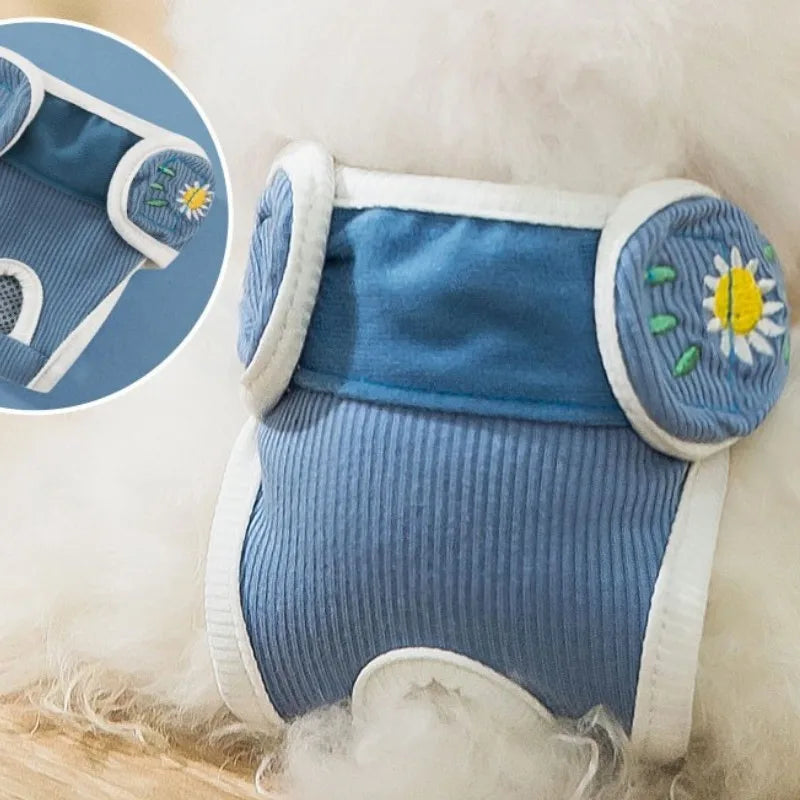 Washable Dog Diapers Pet Physiological Pant Puppy Women's Shorts Underwear Female Dog Diaper Panties Pet Cat Dog Clothes 2025