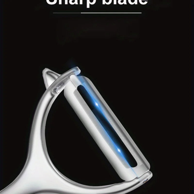 1PC stainless steel vegetable peeler, peeler, multifunctional carrot and potato grinder, fruit tool, kitchen accessory, cooking