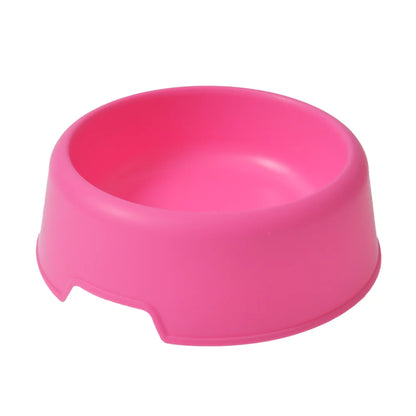 Safety Cute Multi-Purpose Random Color Plastic Dog Bowls Feeding Water Food Cat Bowl Food Bowl Pet Food Bowl